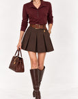 Maglia Polo Sandy bordeaux