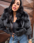 Bomber in volpe black sophy