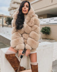 Volpe Peony Nude fox luxury