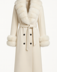 Cappotto doppiopetto luxury panna
