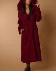 Dianne luxury coat bordeaux