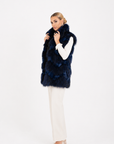 Gilet volpe lillà