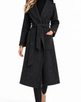 Cappotto 50%lana 50%cashmere nero