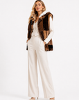 Gilet visone pach Ysaline