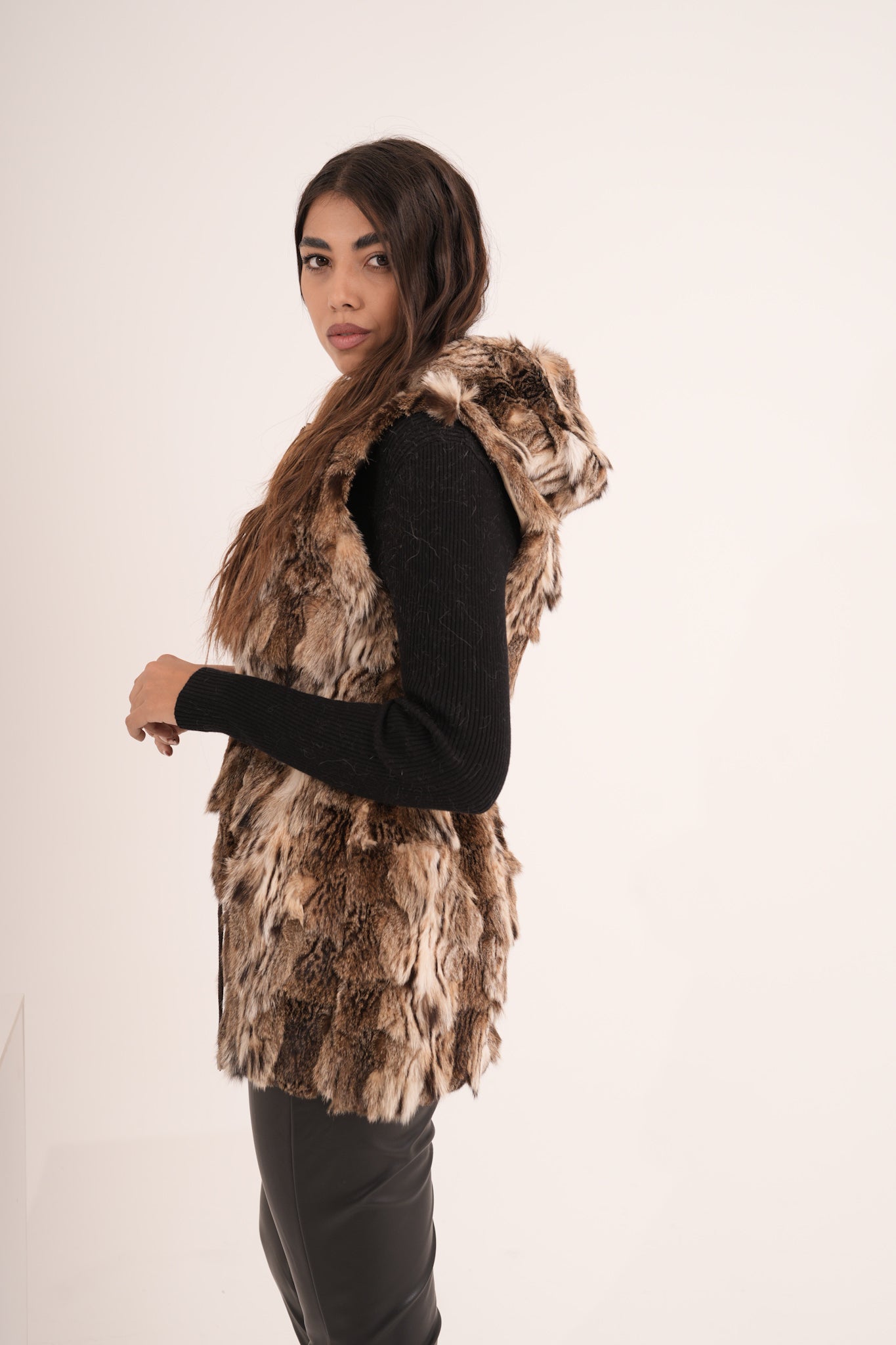 Gilet in lapin Nora