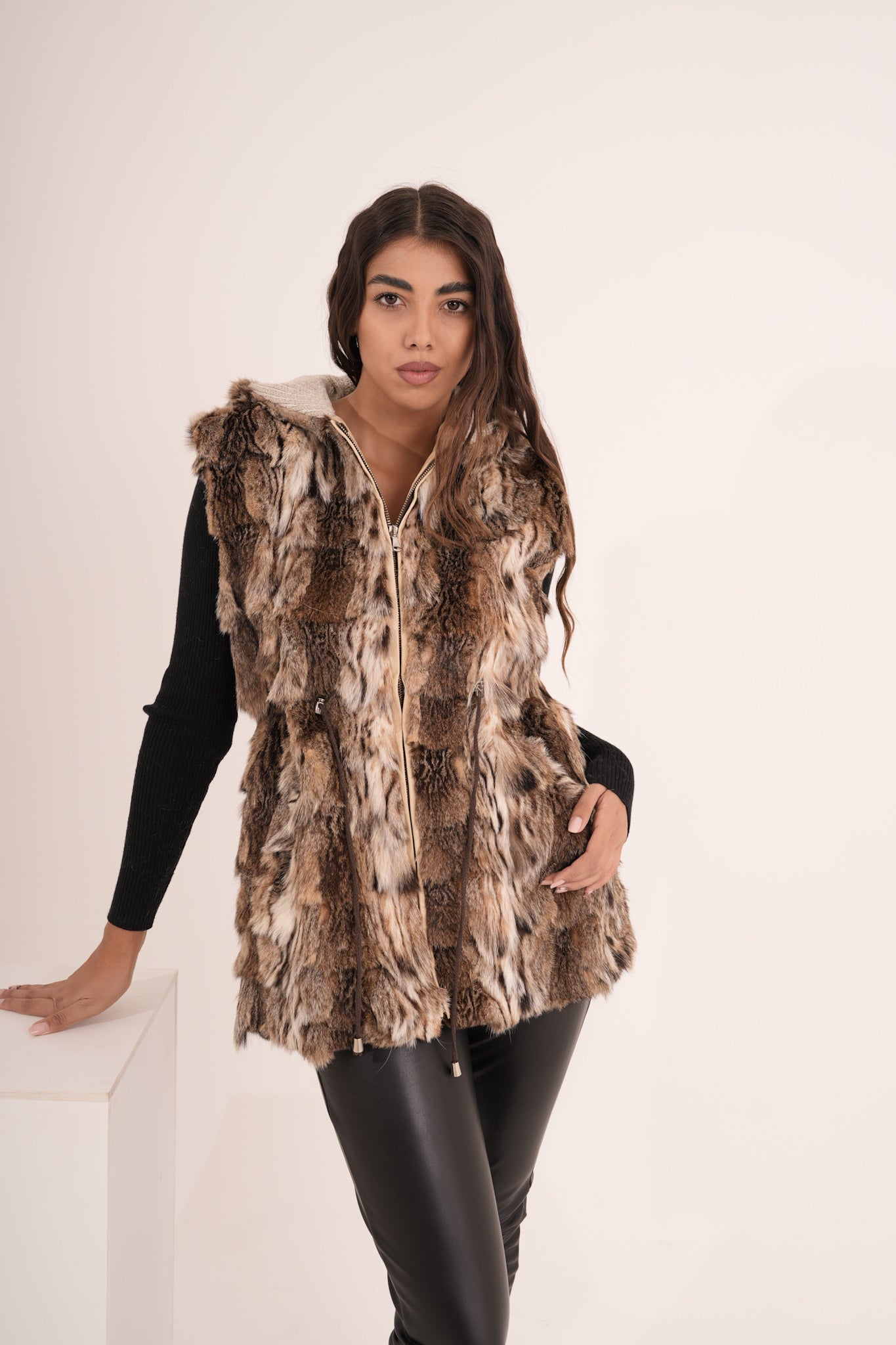 Gilet in lapin Nora