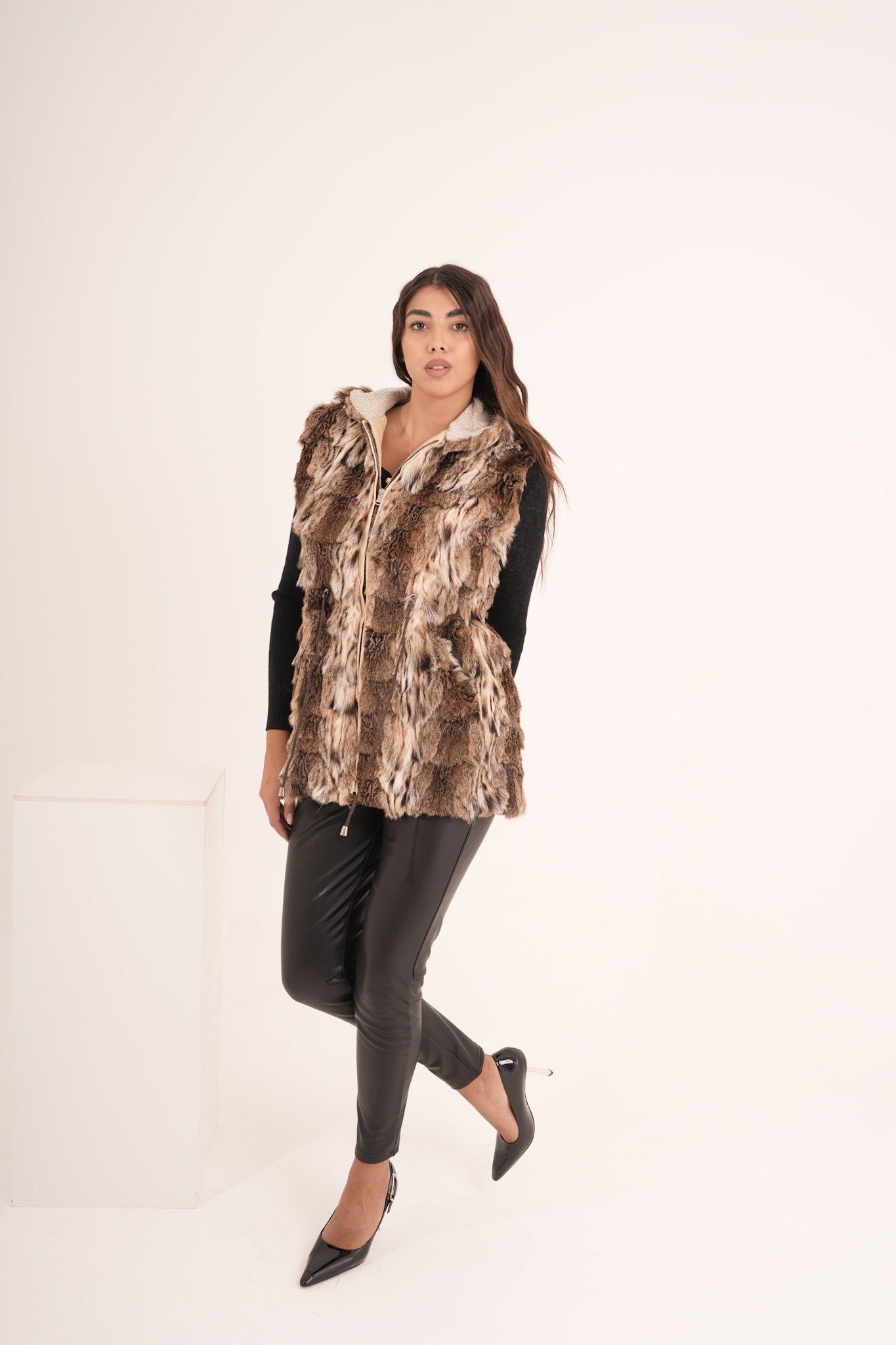 Gilet in lapin Nora