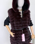 Gilet in volpe luxury