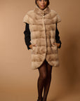 Gilet visone vanità luxury