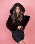 Visone con coulisse Lusy