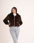 Bomber in visone AMALY
