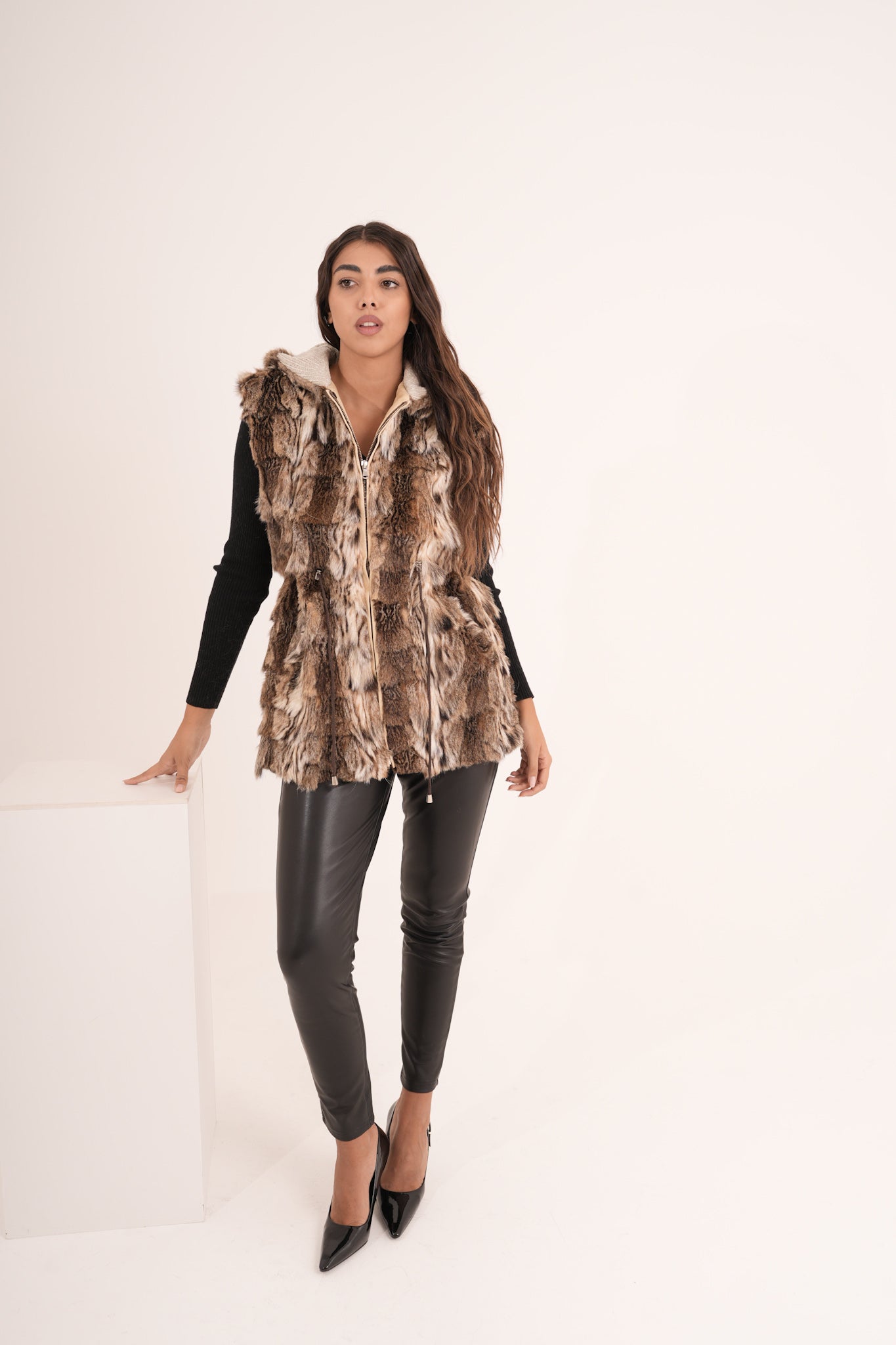 Gilet in lapin Nora