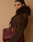 SAVANN Luxury COAT 100% lana Brown
