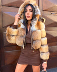 Bomber in volpe alissa