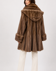 Visone margot cappuccio removibile Luxury