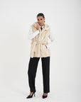 Gilet visone Sabrina