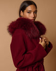 Dianne luxury coat bordeaux