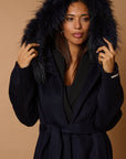 Dianne luxury coat blue