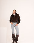 Bomber in visone AMALY