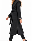 Cappotto 50%lana 50%cashmere nero