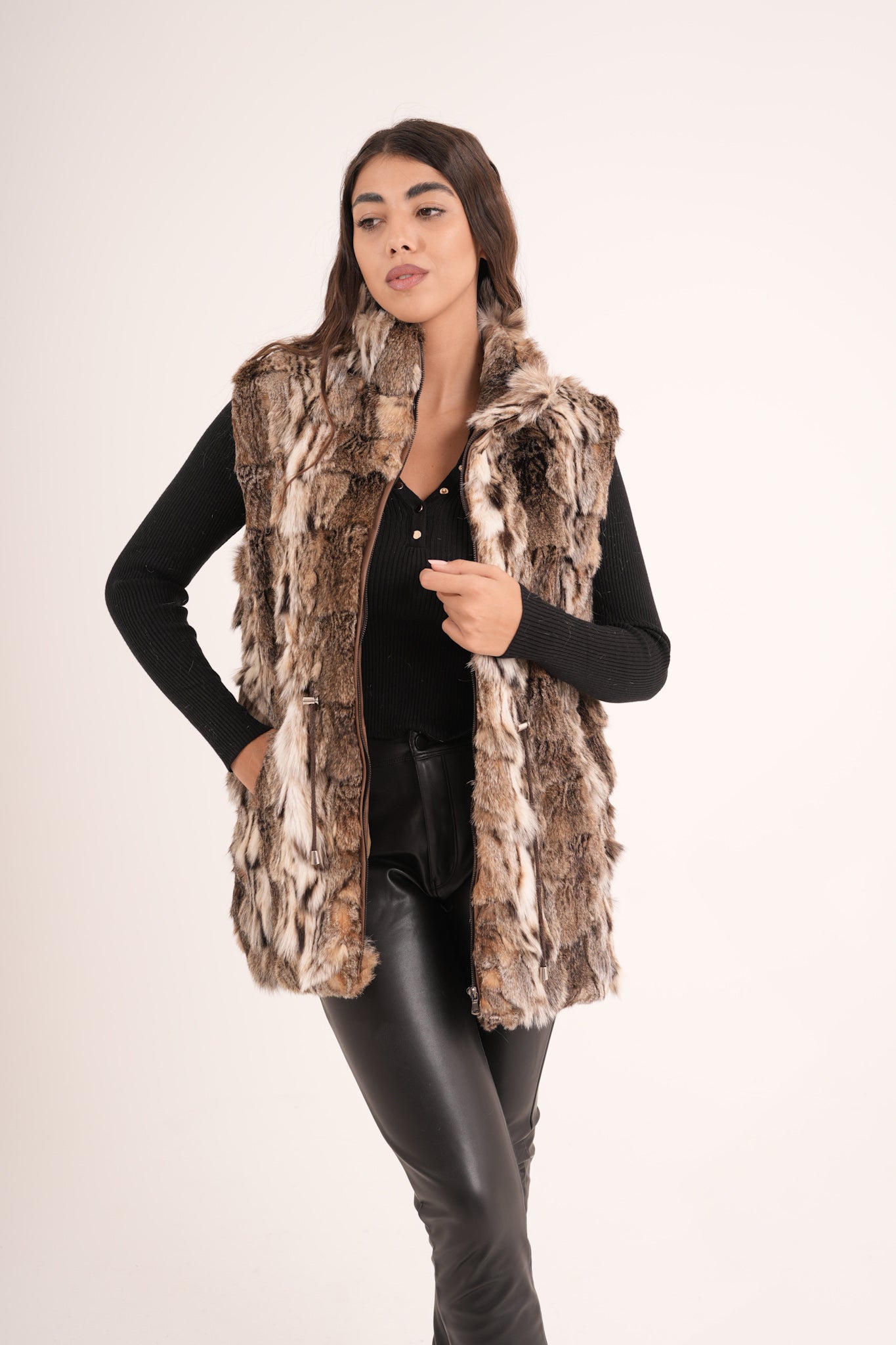 Gilet in lince