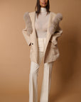 CUVE’ Luxury COAT wool & CASHMERE