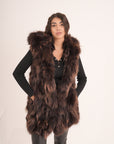 Gilet in volpe Brown mood