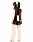 Gilet visone pach Arvelia