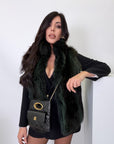 Gilet color green