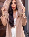 Cappotto Poesia nocciola