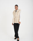 Gilet visone Sabrina