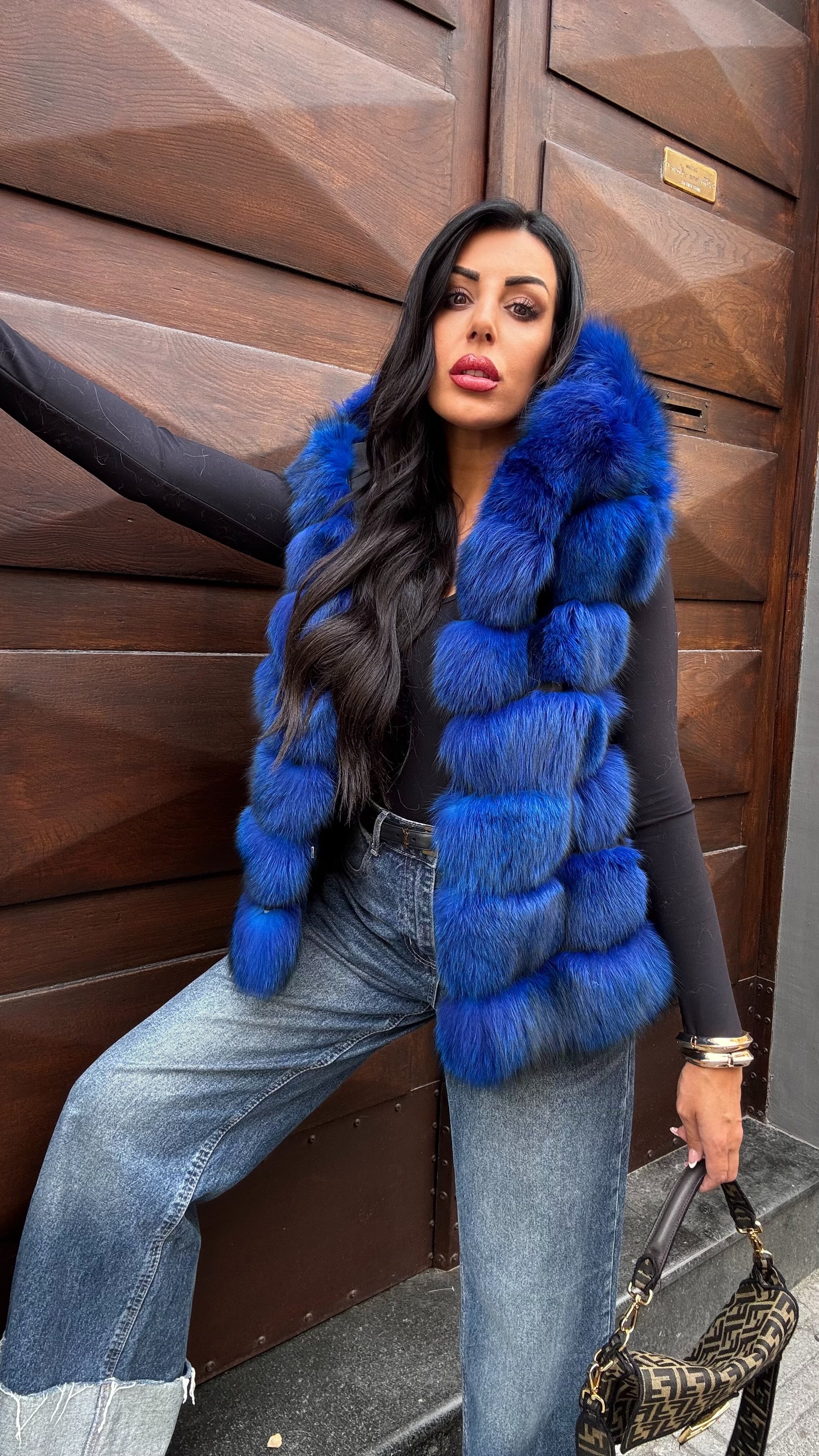 Gilet in volpe Milano