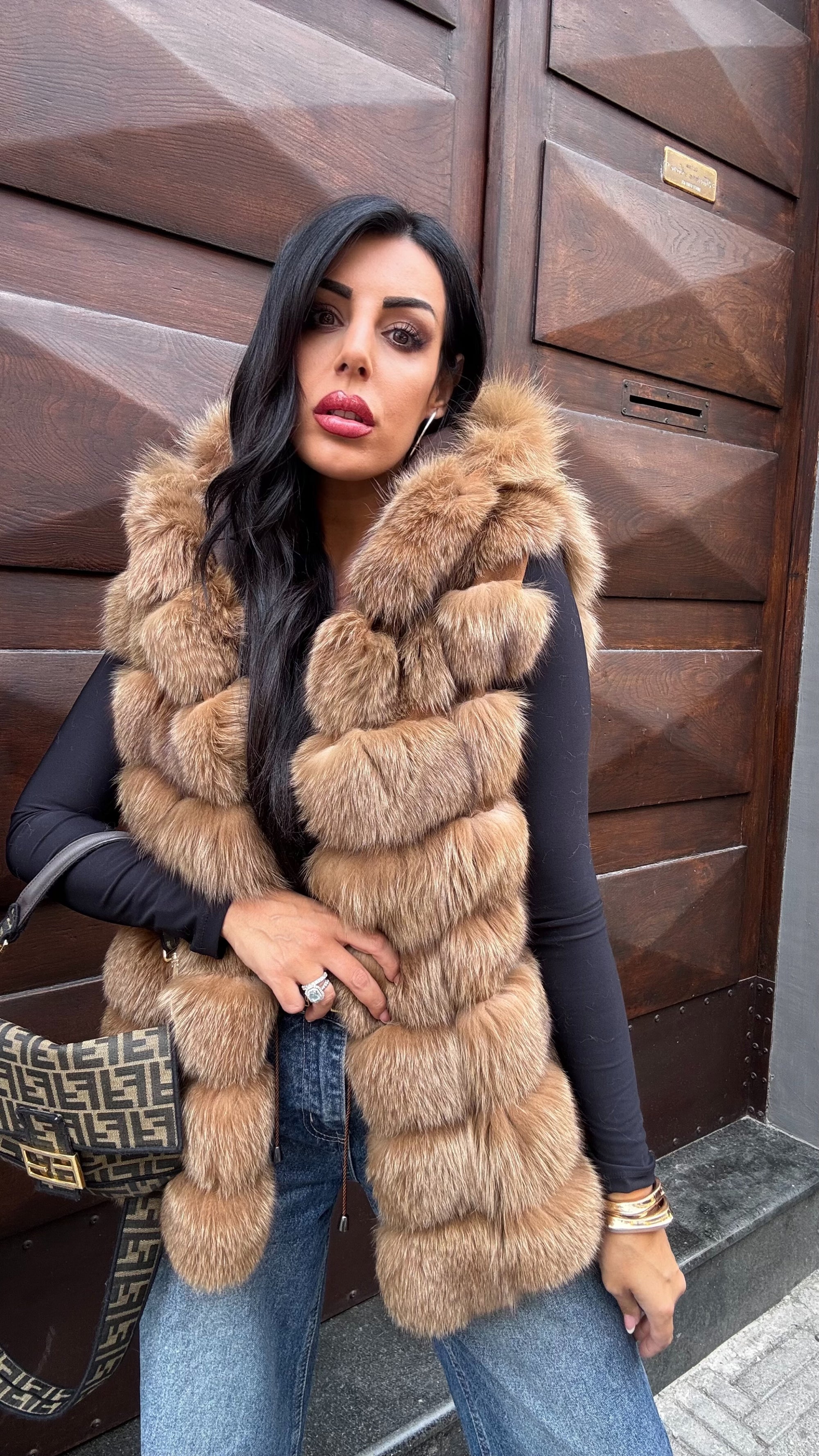 Gilet in volpe SONNY