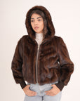 Bomber in visone AMALY