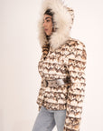 Visone con cappuccio ally plin
