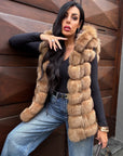 Gilet in volpe SONNY