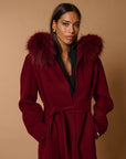Dianne luxury coat bordeaux