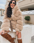 Volpe Peony Nude fox luxury