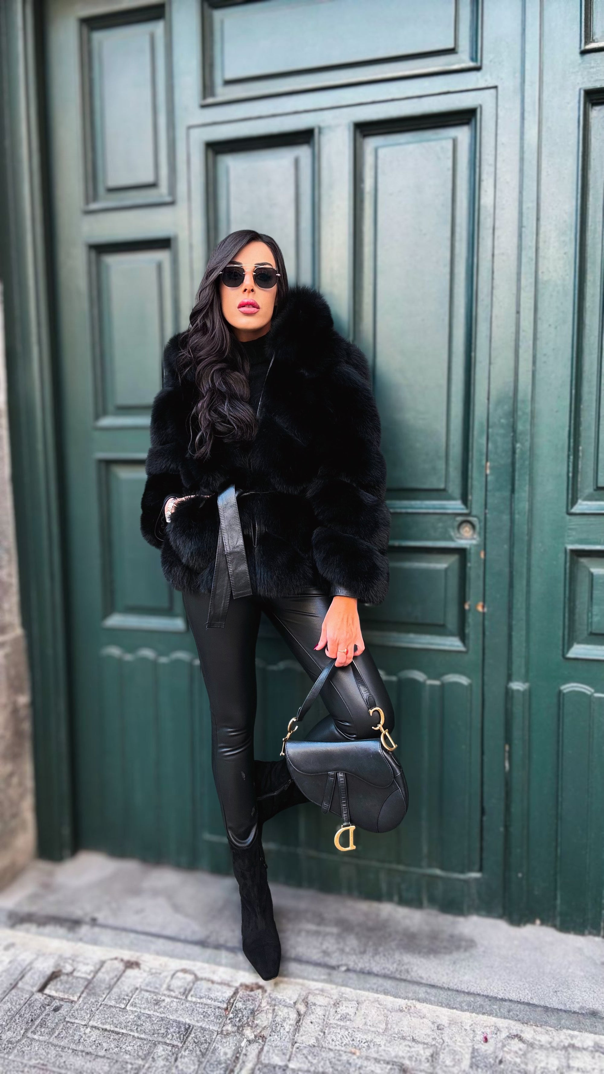 Black drama fox luxury