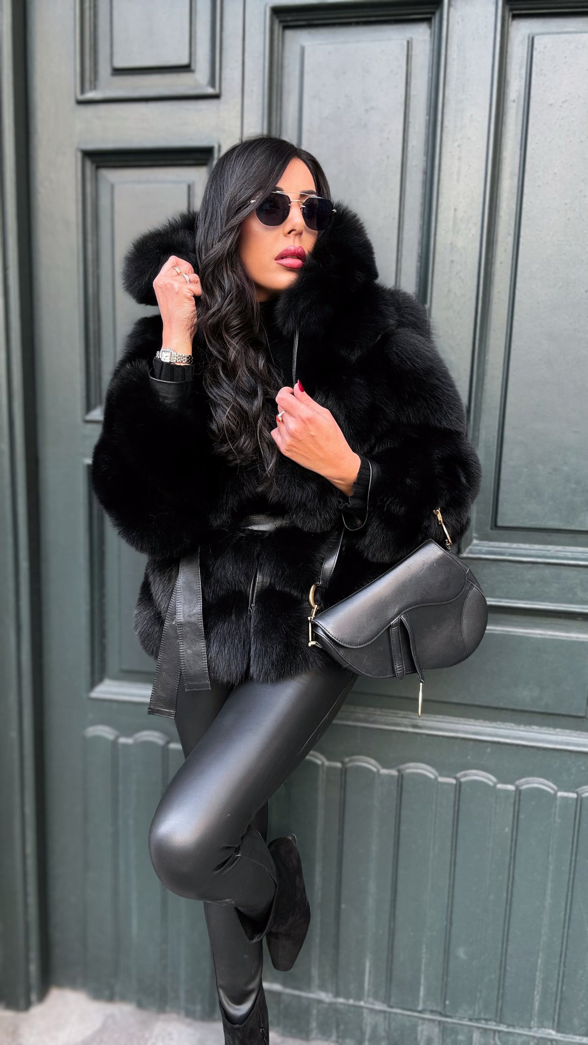 Black drama fox luxury