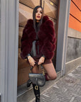 Volpe peony burgundy luxury collection