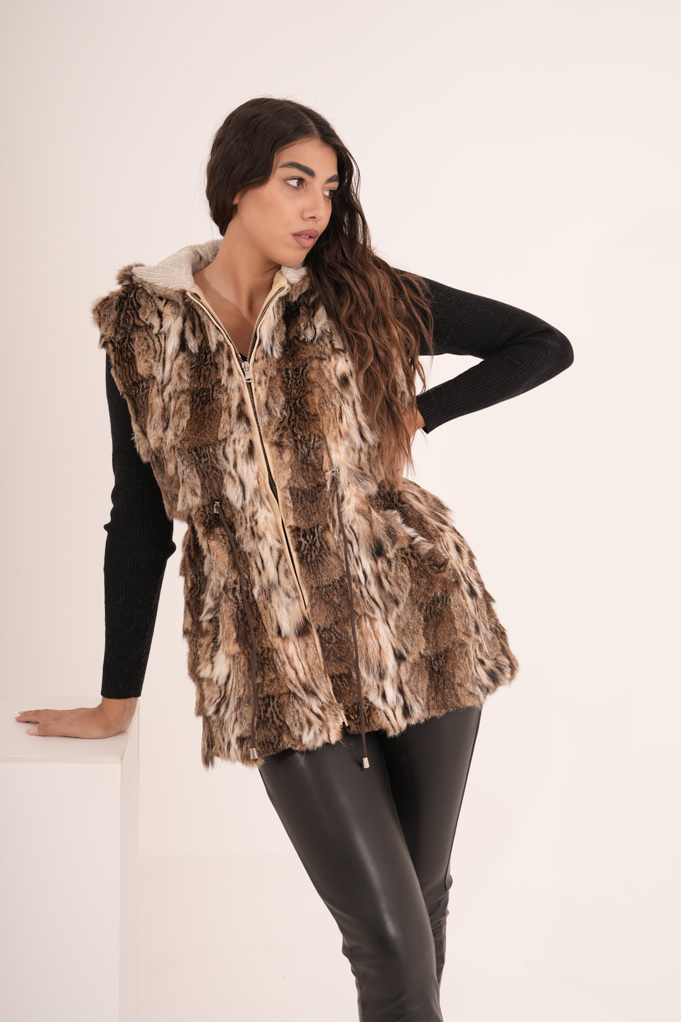 Gilet in lapin Nora