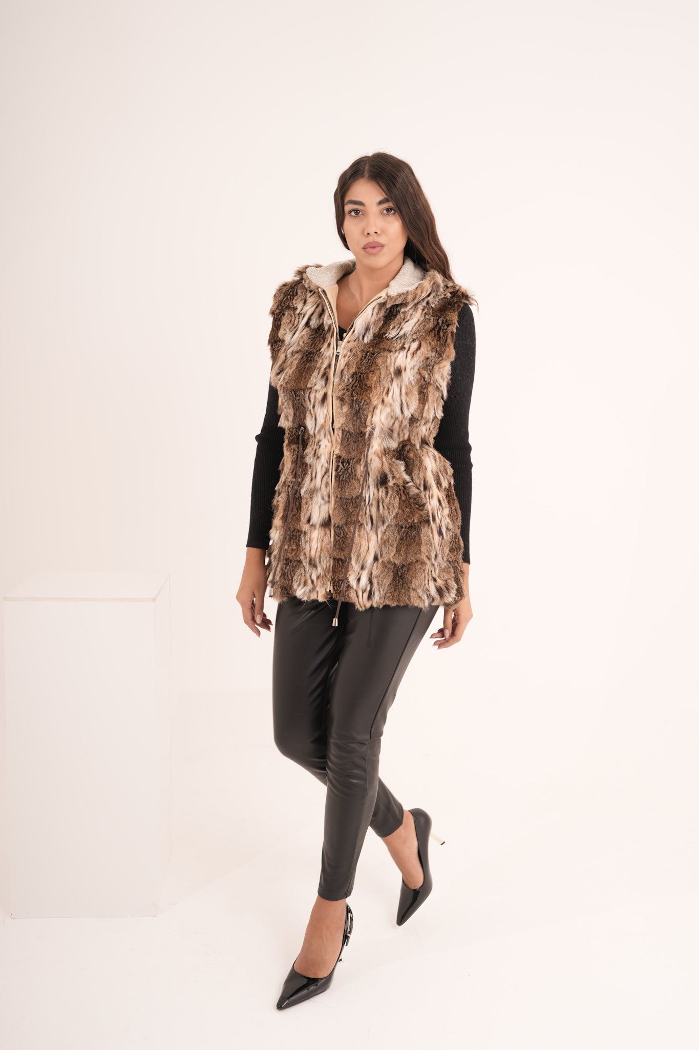 Gilet in lapin Nora