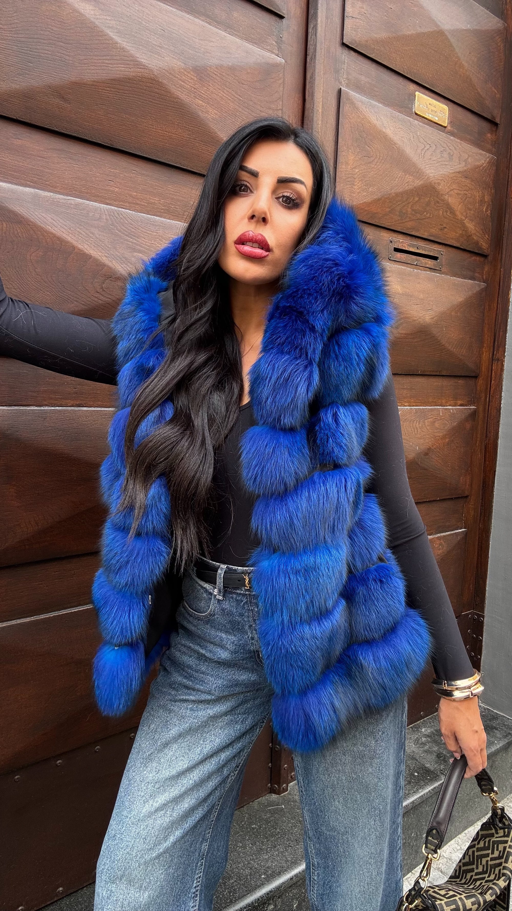 Gilet in volpe Milano