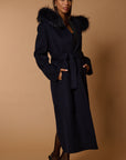Dianne luxury coat blue