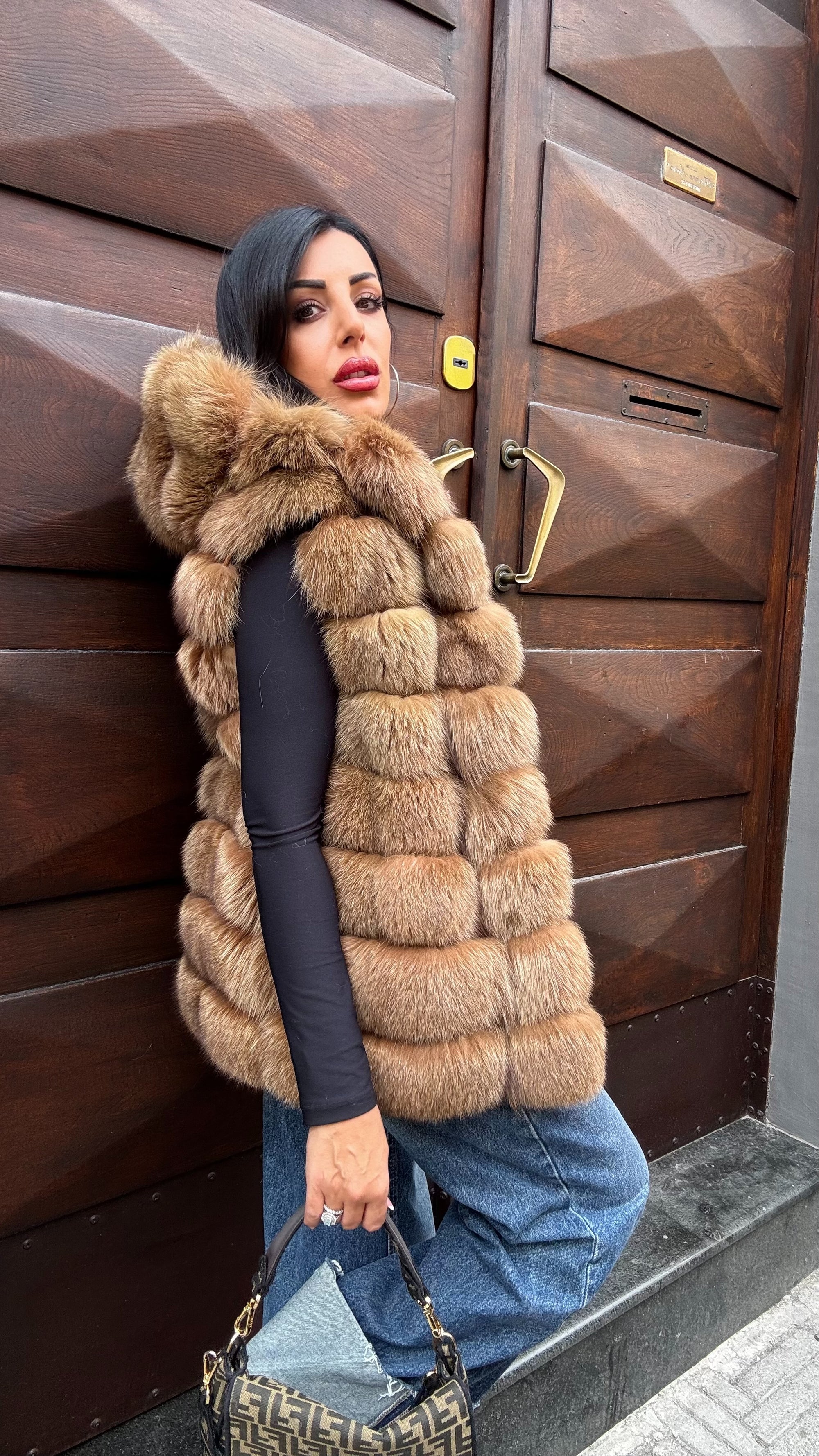 Gilet in volpe SONNY