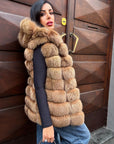 Gilet in volpe SONNY