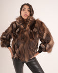 Bomber in volpe choco