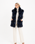 Gilet volpe lillà