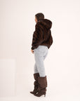 Bomber in visone AMALY